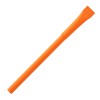 Ручка шариковая с колпачком, бумага, оранжевая