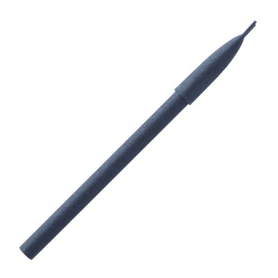 Ручка шариковая с колпачком, бумага, темно-синяя