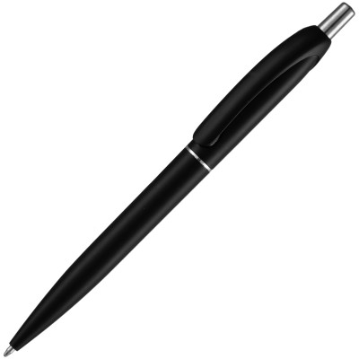 Ручка шариковая Спарк, пластик, черный металлик
