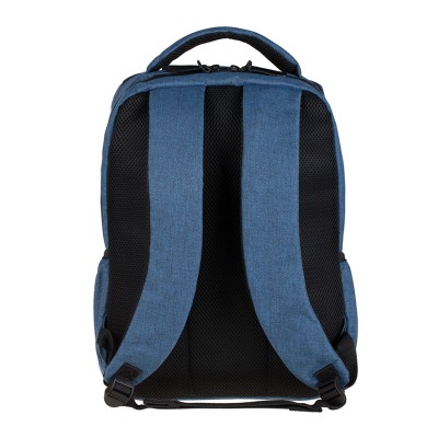 Рюкзак для ноутбука, 40х28х19 см, полиэстер, синий