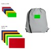 Рюкзак-мешок 34x41см из светоотражающей ткани, серый