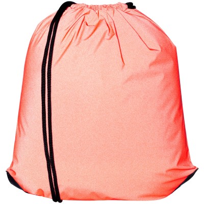 Рюкзак-мешок из светоотражающей ткани, оранжевый