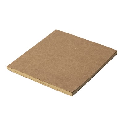 Скетчбук-блокнот 145х145мм, крафт, картон, нелинованный
