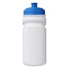 Спортивная бутылка, 500 мл, полиэтилен высокой плотности,  белый/ярко-синий