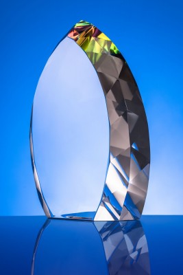 Стела 14,5х4,5х19 см хрусталь