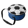Сумка "Футбольный мяч", диаметр 35см., полиэстер, синяя