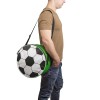 Сумка "Футбольный мяч", диаметр 35см., полиэстер, зеленая