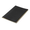 Тетрадь SLIM, 140х210мм, бежевый блок, в клетку, черный с белым