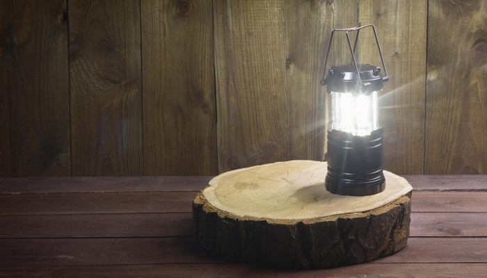 Туристический led-фонарь, черный