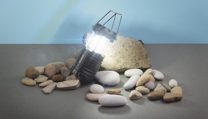 Туристический led-фонарь, черный