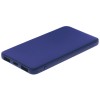Внешний аккумулятор 5000mAh софт тач, синий