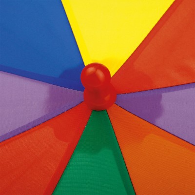 Зонт-трость детский 68см, разноцветный