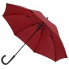 Зонт-трость, полуавтомат, бордовый