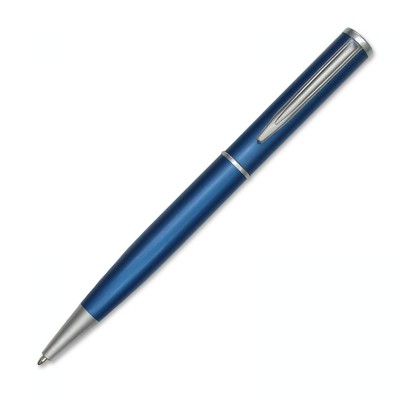 Ручка шариковая с поворотным механизмом синий