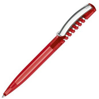 Ручка шариковая NEW SPRING METAL CLEAR красный 186