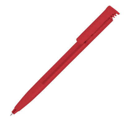 Ручка шариковая Super Hit Clear Soft grip zone Красный 201