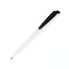 Ручка шариковая Dart Basic Polished бело-черный