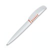 Ручка шариковая СПИРАЛЬ белый/оранжевый