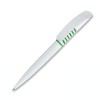 Ручка шариковая СПИРАЛЬ белый/зеленый