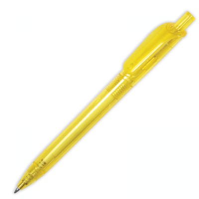 Ручка шариковая АЛЬФА ТРАНСПАРЕНТ желтый