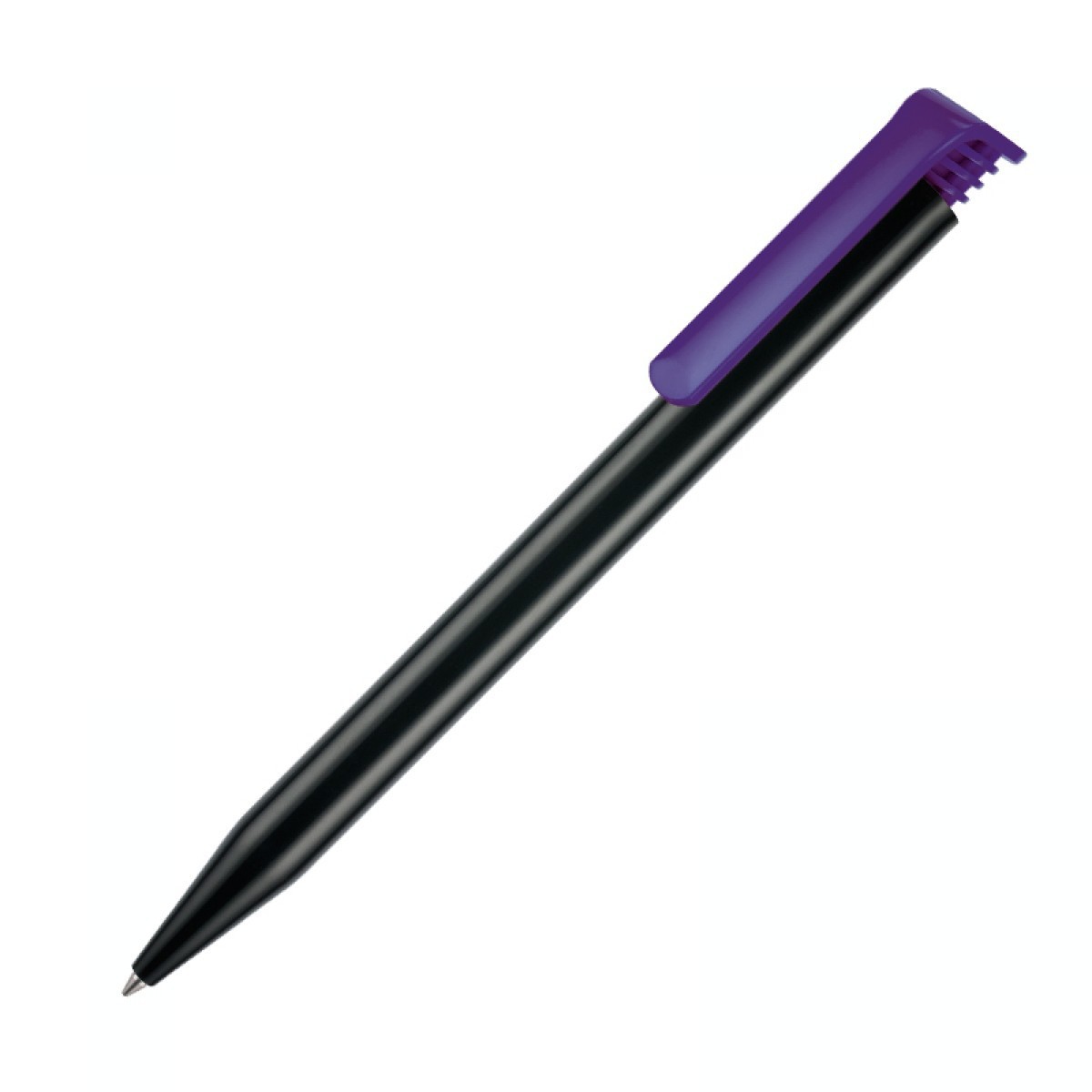 Ручка шариковая Super-Hit Recycled черный, фиолетовый 267