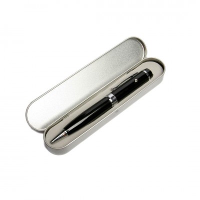 Футляр для флешки-ручки 180х37х20 мм металл, серебристый