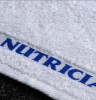 Логотип в бордюре полотенца любой