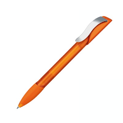 Ручка шариковая Hattrix Clear Soft grip Clip Metal Оранжевый 151