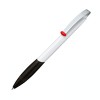 Ручка шариковая Matrix Polished белый/красный пантон 186