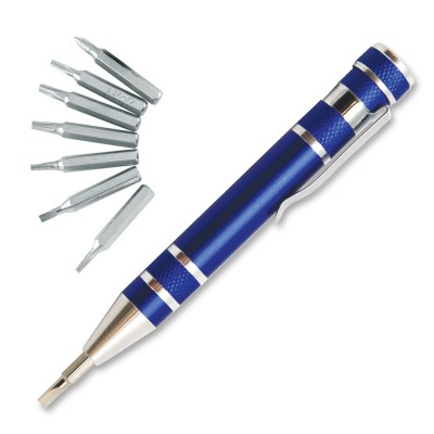 Набор отверток в виде ручки синий