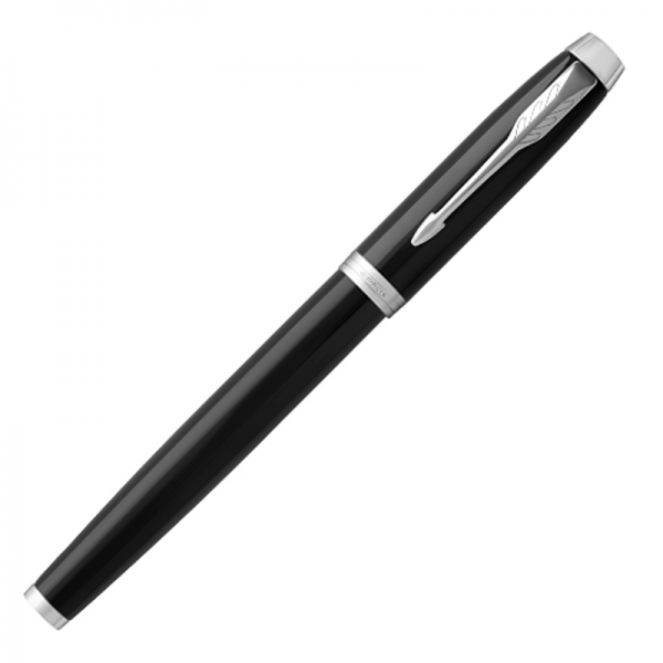 Ручка перьевая PARKER IM Metal черный/серебро