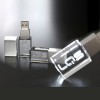 Флешка светящаяся с объемным 3D логотипом MGJ