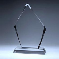 Награда из стекла "Айсберг" прозрачный