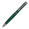 Ручка шариковая с поворотным механизмом, зеленый