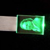 Флешка светящаяся с объемным 3D логотипом  52x17x0, 9 см
