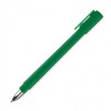Ручка шариковая, трехгранная, зеленая