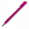 Ручка шариковая, трехгранная, розовая полупрозрачная