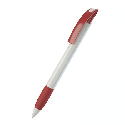 Ручка шариковая, NOVE красный, белый