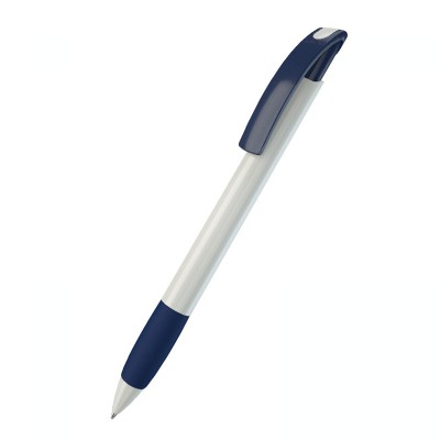 Ручка шариковая, NOVE синий, белый