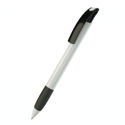 Ручка шариковая, NOVE черный, белый