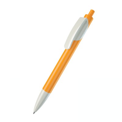 Ручка шариковая TRIS белый/желтый