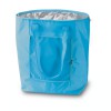 Складная сумка кулер, голубая, 41x14x44см