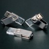 Флешка "Твист", светящаяся с объемным 3D лого