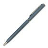 Ручка шариковая, синяя с серебристой отделкой