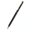 Ручка шариковая, черная с золотистой отделкой