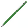 Ручка шариковая со стилусом, зеленая зеленый