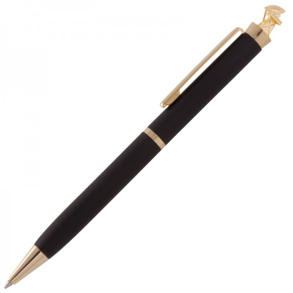 Ручка шариковая с эмблемой "Нефтяника" черный