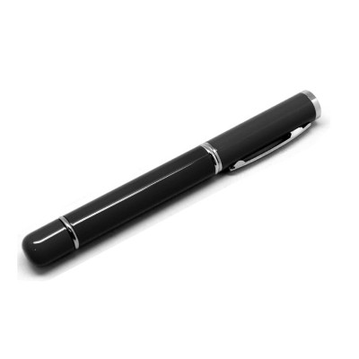 Флешка ручка, 16 Гб, пластик/металл черный