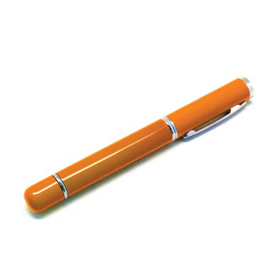 Флешка ручка 32 Гб пластик/металл оранжевый