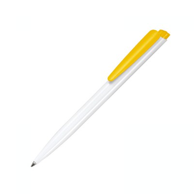 Ручка шариковая Dart Basic Polished белый/желтый 7408